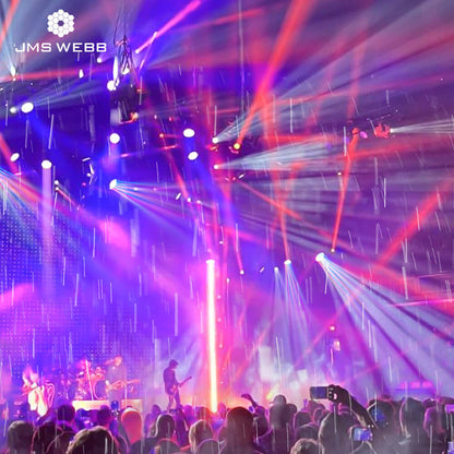 JMS WEBB Lyres 19x40W Waterproof LED Zoom&Beam&Wash RGBW Éclairage de Scène Éclairage de Performance Théâtre Concert