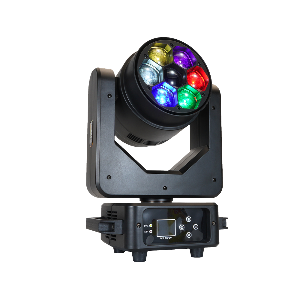 JMS WEBB Lyres LED Wash&Zoom Bee Eye 7X40W RGBW Éclairage de Scène Éclairage de Performance DJ Mariage