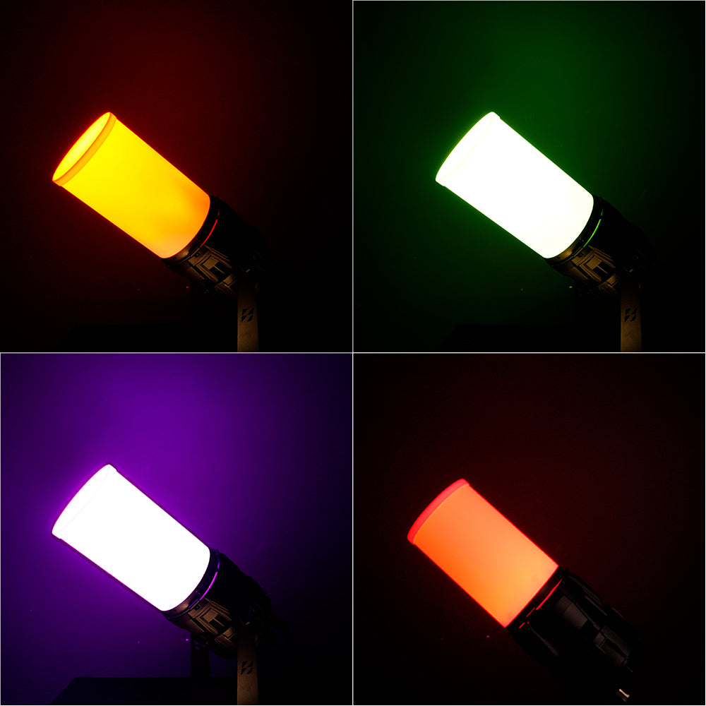SHEHDS Projecteur PAR LED Étanche 7x18W RGBWA+UV / RGBLAC avec Contrôle par APP et Connexion en Série