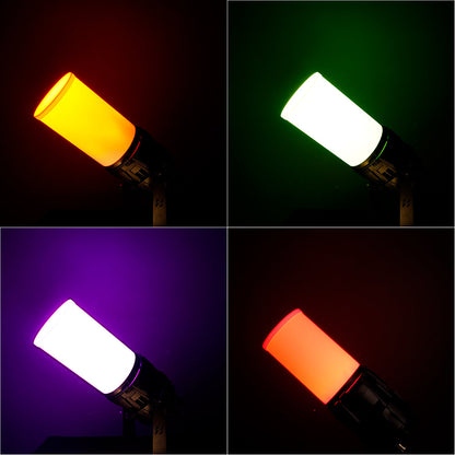 SHEHDS Projecteur PAR LED COB RGBLAC Étanche 150W Connectable avec Contrôle par APP