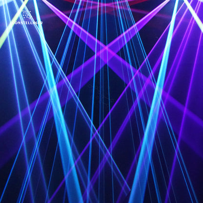 Constellaser 6W RGB Animation Éclairage Laser Éclairage de Performance DMX512&ILDA&RJ45