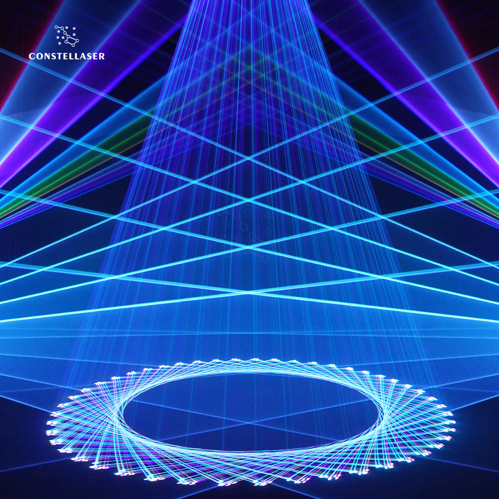 Constellaser 6W RGB Animation Éclairage Laser Éclairage de Performance DMX512&ILDA&RJ45