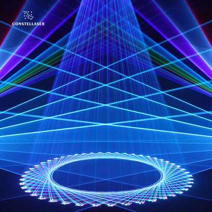 Constellaser 6W RGB Animation Éclairage Laser Éclairage de Performance DMX512&ILDA&RJ45