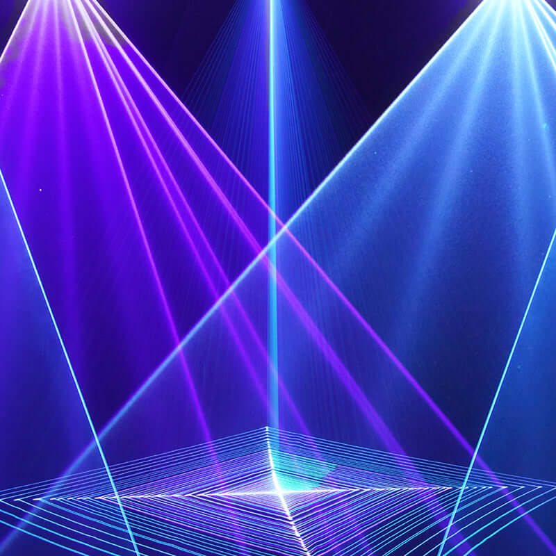 ConstelLaser Contrôle des application Waterproof 6W RGB Animation Éclairage Laser Avec DMX512&ILDA& RJ45 Performance
