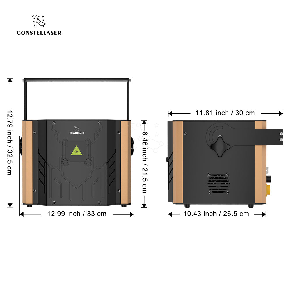 Constellaser 6W RGB Animation Éclairage Laser Éclairage de Performance DMX512&ILDA&RJ45