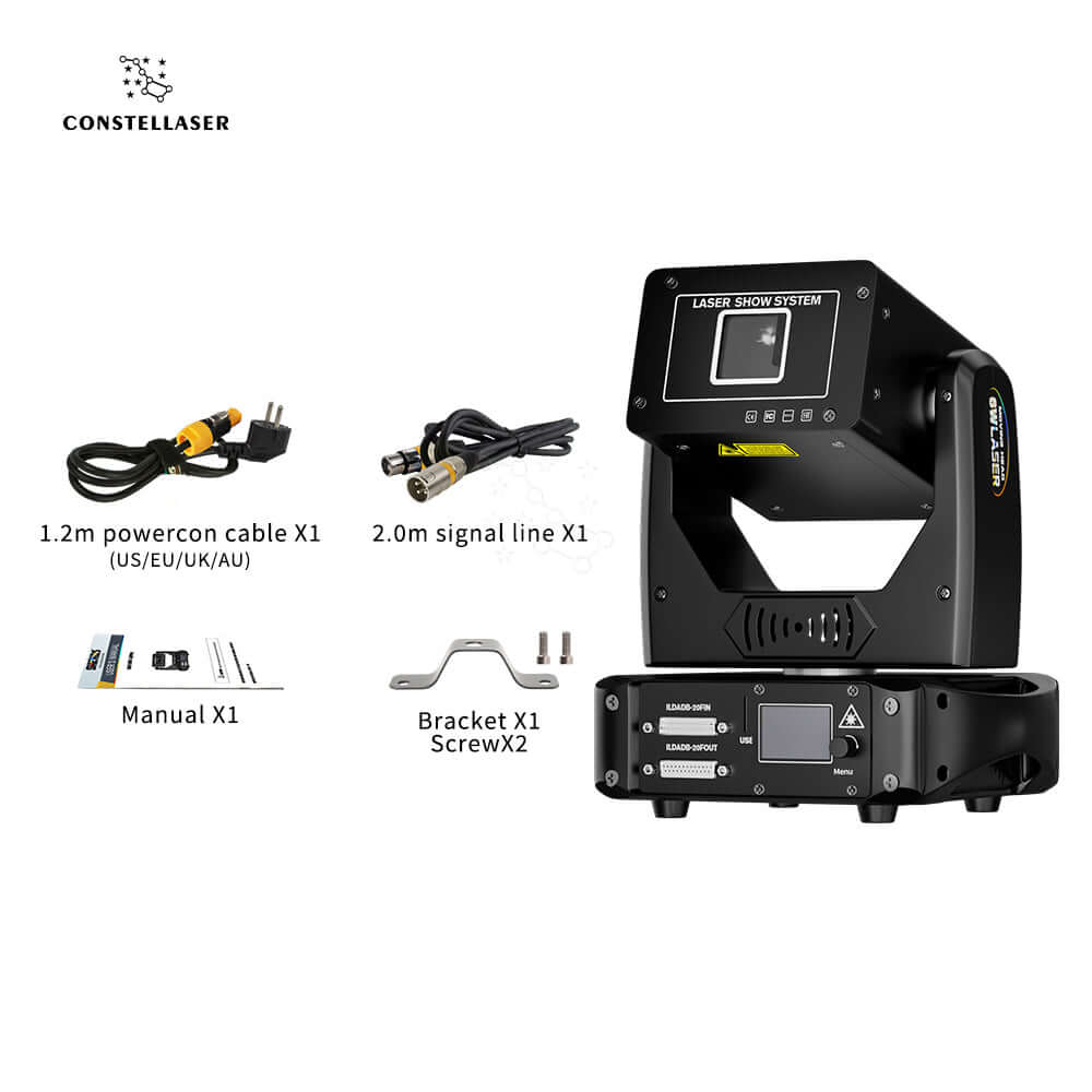 Constellaser Contrôle des application Lyres 6W  Éclairage Laser  Éclairage de Performance Mariage DJ Club
