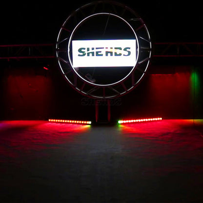 SHEHDS Étanchéité IP65 18x12W RGBW 4in1 LED Wall Wash Éclairage de Scène Éclairage de Performance DJ