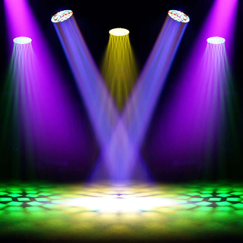 JMS WEBB LED Ultra Wash Big Bees Eyes 37x25W RGBW Moving Head Light – blue wash lighting effect