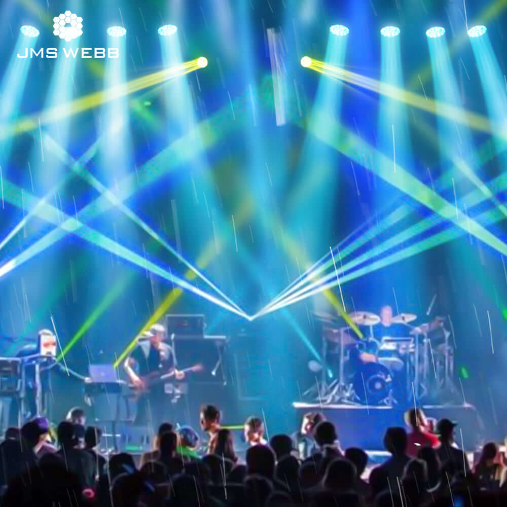 JMS WEBB Lyres 19x40W Waterproof LED Zoom&Beam&Wash RGBW Éclairage de Scène Éclairage de Performance Théâtre Concert