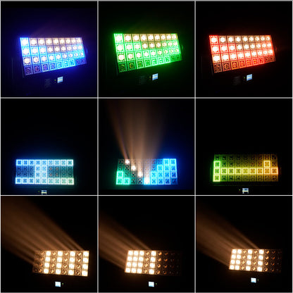 SHEHDS Lyre LED 200W à 36 LED Effets Stroboscopique, Beam et Wash RGB 5050 0,3W pour DJ et Scène