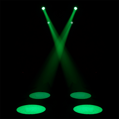 Projecteur LED à Zoom Optique LEKO 250W/350W LED RGBWAUV/RGBLAC/RGBW/RGBL/Blanc Chaud+Froid avec Volets Manuels à Quatre Lames – Lumière Barrière