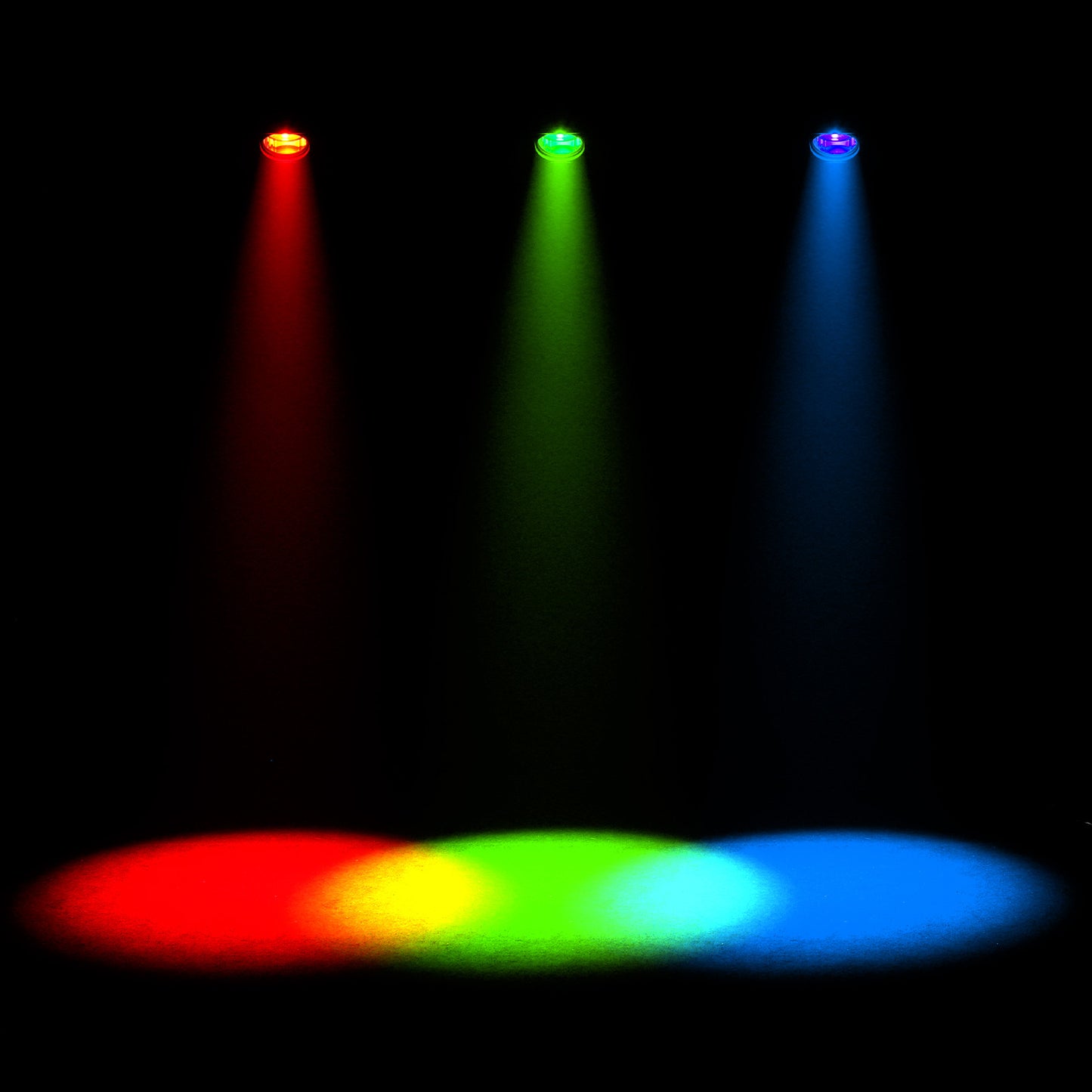 SHEHDS Projecteur PAR COB 200W/300W contrôlable via application avec volets coupe-flux et zoom réglable pour la scène