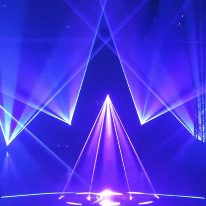 SHEHDS Contrôle des application Waterproof 3W RGB Éclairage Laser Modèle de numérisation Éclairage de Performance DJ Concert