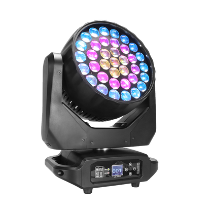 SHEHDS LED Lyres Beam&Wash&Zoom 37x15W RGBW Éclairage de Scène Performance DJ Mariage Concert Théâtre Club
