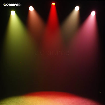CoralPar Étanchéité IP65 LED Zoom&Wash Bee Eye 7x40W RGBW 4in1 Par Éclairage de Scène Mariage DJ