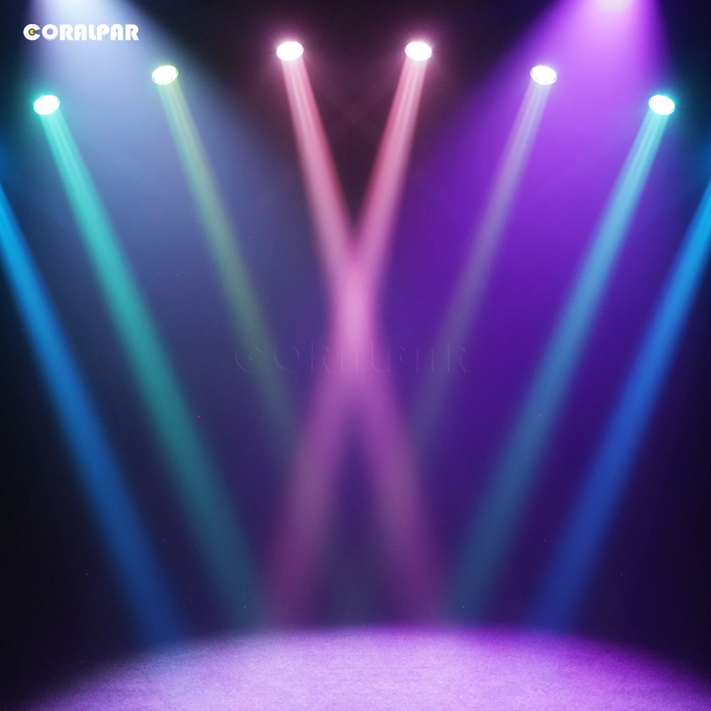 CoralPar Étanchéité IP65 LED Zoom&Wash Bee Eye 7x40W RGBW 4in1 Par Éclairage de Scène Mariage DJ