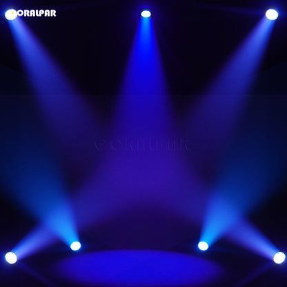 CoralPar Étanchéité IP65 LED Zoom&Wash Bee Eye 7x40W RGBW 4in1 Par Éclairage de Scène Mariage DJ