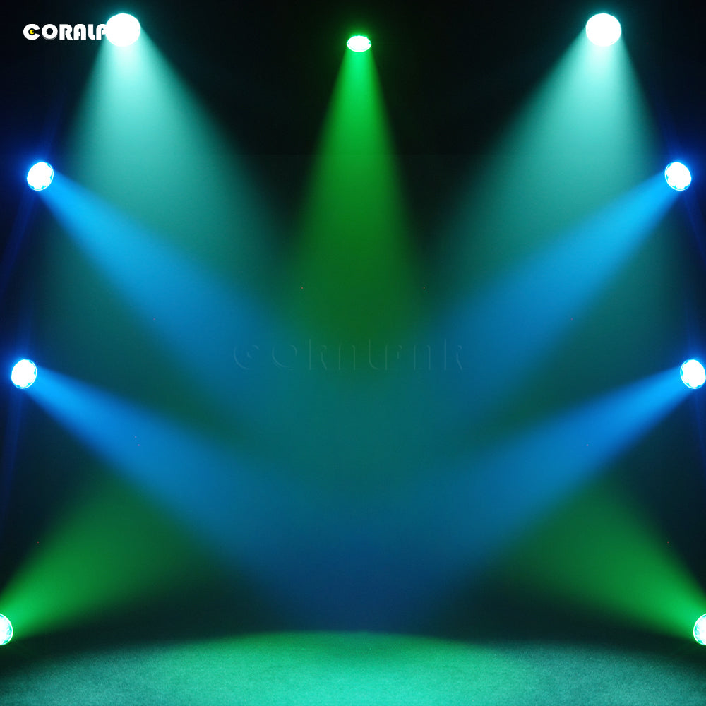 CoralPar Étanchéité IP65 LED Zoom&Wash Bee Eye 7x40W RGBW 4in1 Par Éclairage de Scène Mariage DJ