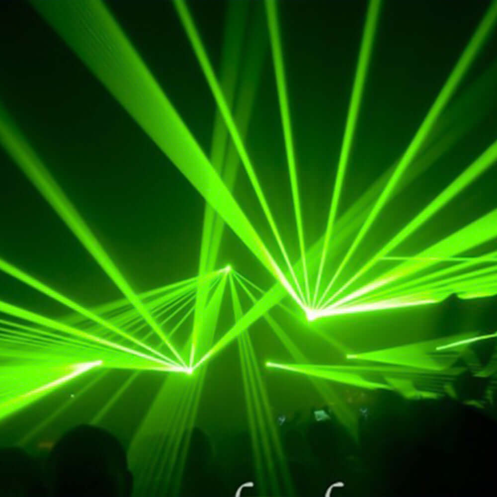 SHEHDS Contrôle des application Waterproof 3W RGB Éclairage Laser Modèle de numérisation Éclairage de Performance DJ Concert