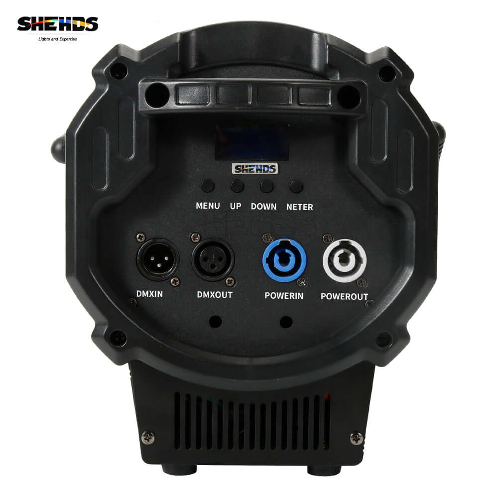 SHEHDS Projecteur 250W RGBW Éclairage de Scène avec stroboscope à impulsions DJ Club Marriage Théâtre