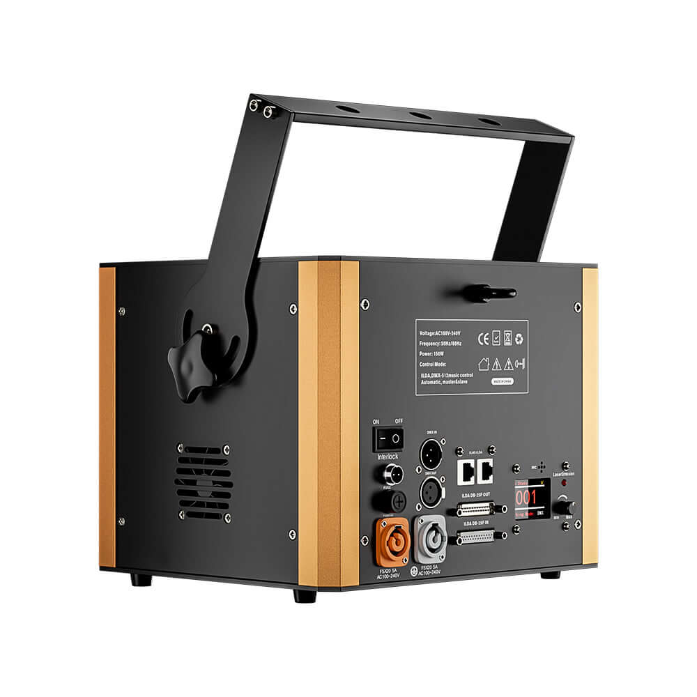 ConstelLaser Contrôle des application Waterproof 6W RGB Animation Éclairage Laser Avec DMX512&ILDA& RJ45 Performance