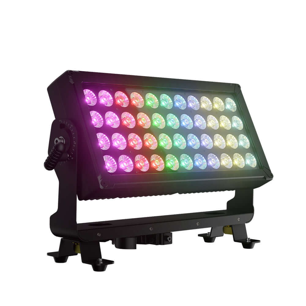 ShockCore Waterproof LED 44x10W RGBW Flood Light-Frost Lens Zero Noise Outdoor