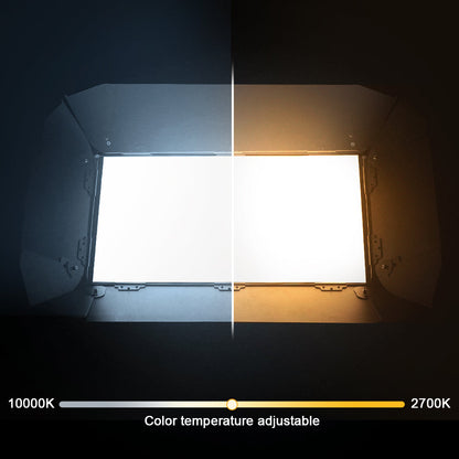 SHEHDS 200W RGBW+WW Panneau LED Softlight avec volets