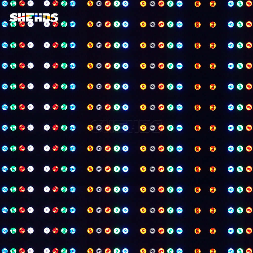 SHEHDS Nouveau Patchwork LED Wall Wash 18x18W RGBWA+UV Éclairage de Scène Dissipation de chaleur par recirculation