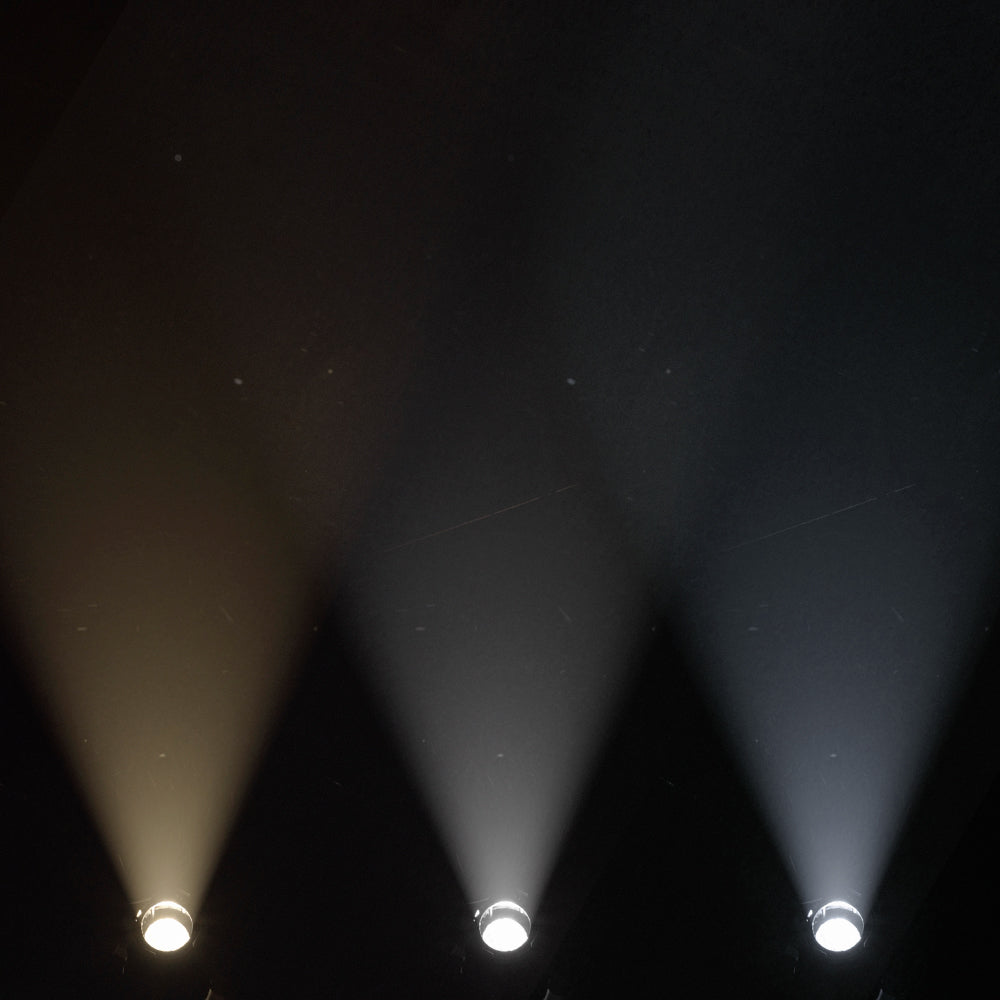 SHEHDS Projecteur de Découpe LED LEKO 100W à Zoom Optique Blanc Chaud & Blanc Froid