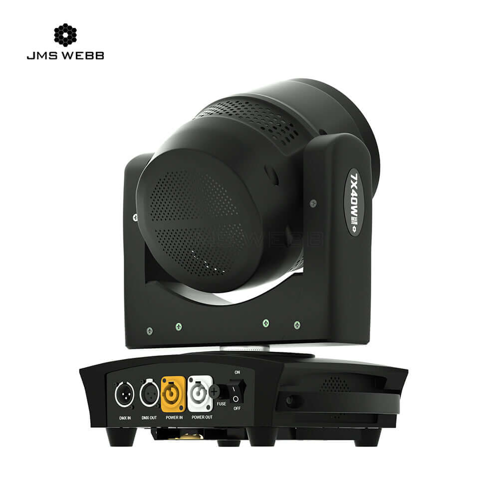 JMS WEBB Lyres LED Wash&Zoom Bee Eye 7X40W RGBW Éclairage de Scène Éclairage de Performance DJ Mariage
