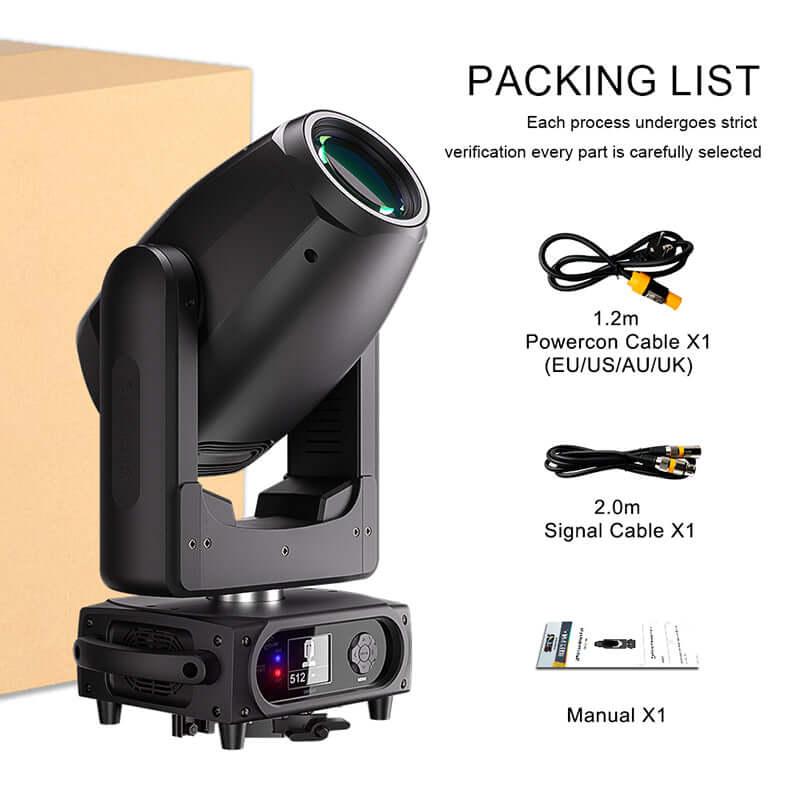 SHEHDS GalaxyJet LED Beam 200W&300W Beam&Wash&Gobo Moving Head Lights