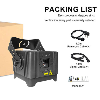 Constellaser Contrôle des application 3W Éclairage de Scène Éclairage Laser RGB Scanner animation DMX512 DJ Mariage Concert