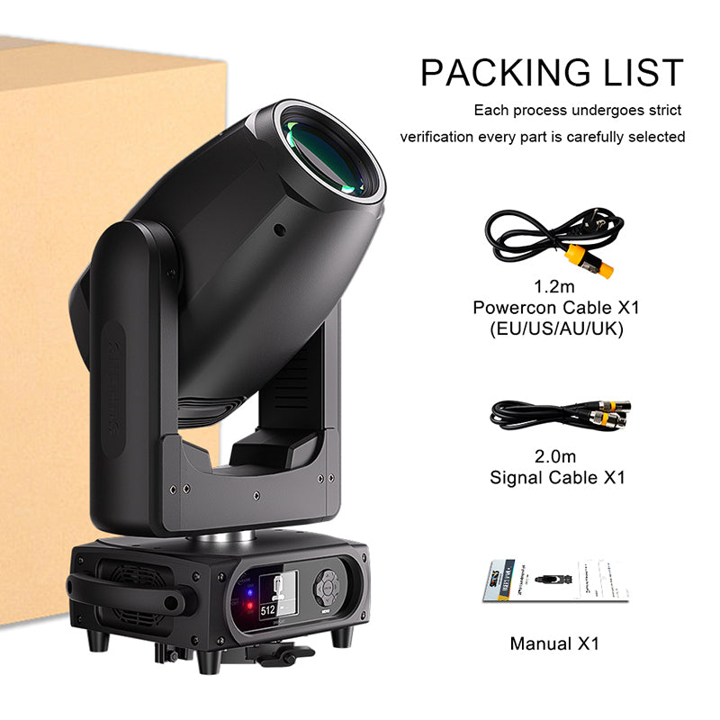 GalaxyJet Lyres LED Beam 200W&300W Beam&Wash&Gobo Éclairage de Scène Éclairage de Performance Concert Club