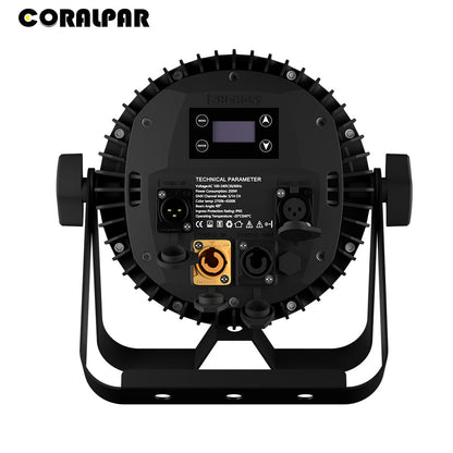 CoralPar Projecteur LED COB étanche en alliage aluminium 200W Éclairage de Scène extérieur blanc froid et blanc chaud