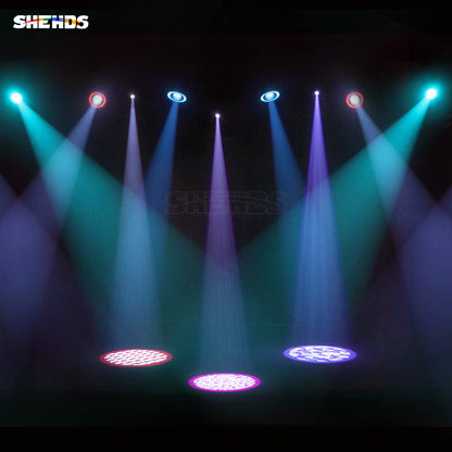 SHEHDS 8 Prismes LED Lyres 160W Gobo Éclairage de Scène Avec Écran LCD Éclairage de Performance Mariage DJ Club