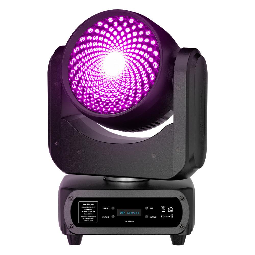 SHEHDS Nouvelle arrive Lyres LED Wash 120W RGBW Éclairage de Scène Éclairage de Performance Mariage Théâtre