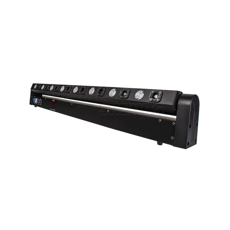 SHEHDS 8 Eye Moving Head 8x500mW Red Laser with LED Bar Lyre 8x9W RGB Beam Stage Lighting