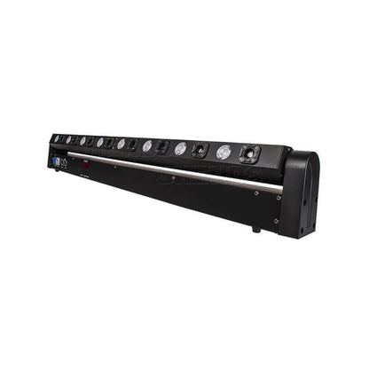 SHEHDS 8 Eye Moving Head 8x500mW Red Laser with LED Bar Lyre 8x9W RGB Beam Stage Lighting