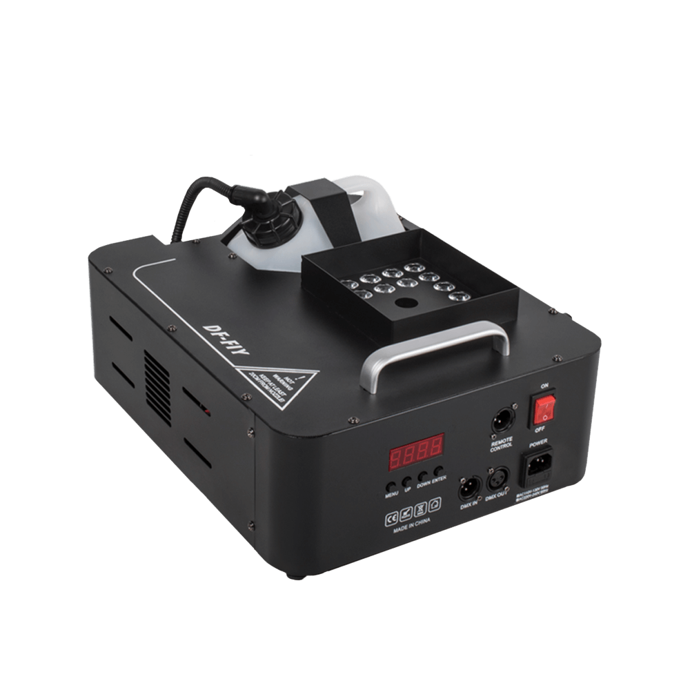 SHEHDS LED 24x9W RGB Fog Machine 1500W Smoke Machine