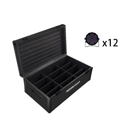 SHEHDS Projecteur de scène Par LED 54x3W RGBW silencieux et compact avec mélange de couleurs Performance DJ Club