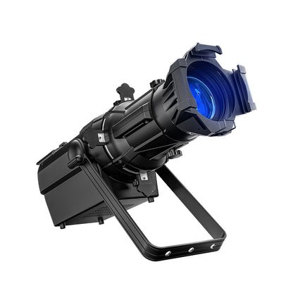 Projecteur à profil à foyer fixe LED LEKO 250W/350W - RGBWAUV/RGBLAC/RGBW/RGBL/Blanc chaud + Blanc froid | Grilles à lamelles manuelles à quatre feuilles