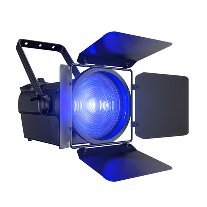 SHEHDS Projecteur Fresnel LED 250W/350W RGBWAUV/RGBLAC/RGBW/RGBL/Blanc Chaud+Froid pour Théâtre, Scène, Spectacle, Concerts