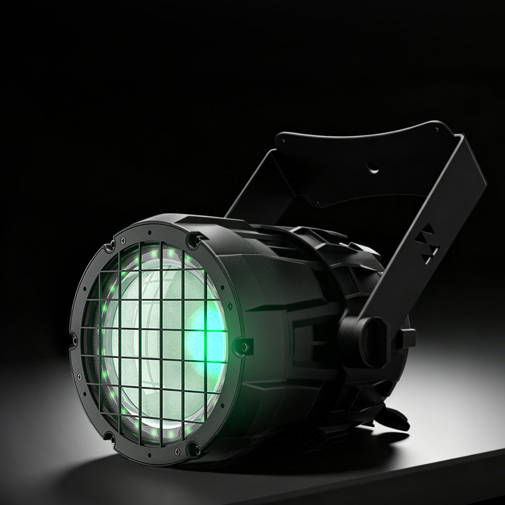 SHEHDS Projecteur PAR LED COB RGBLAC Étanche 150W Connectable avec Contrôle par APP