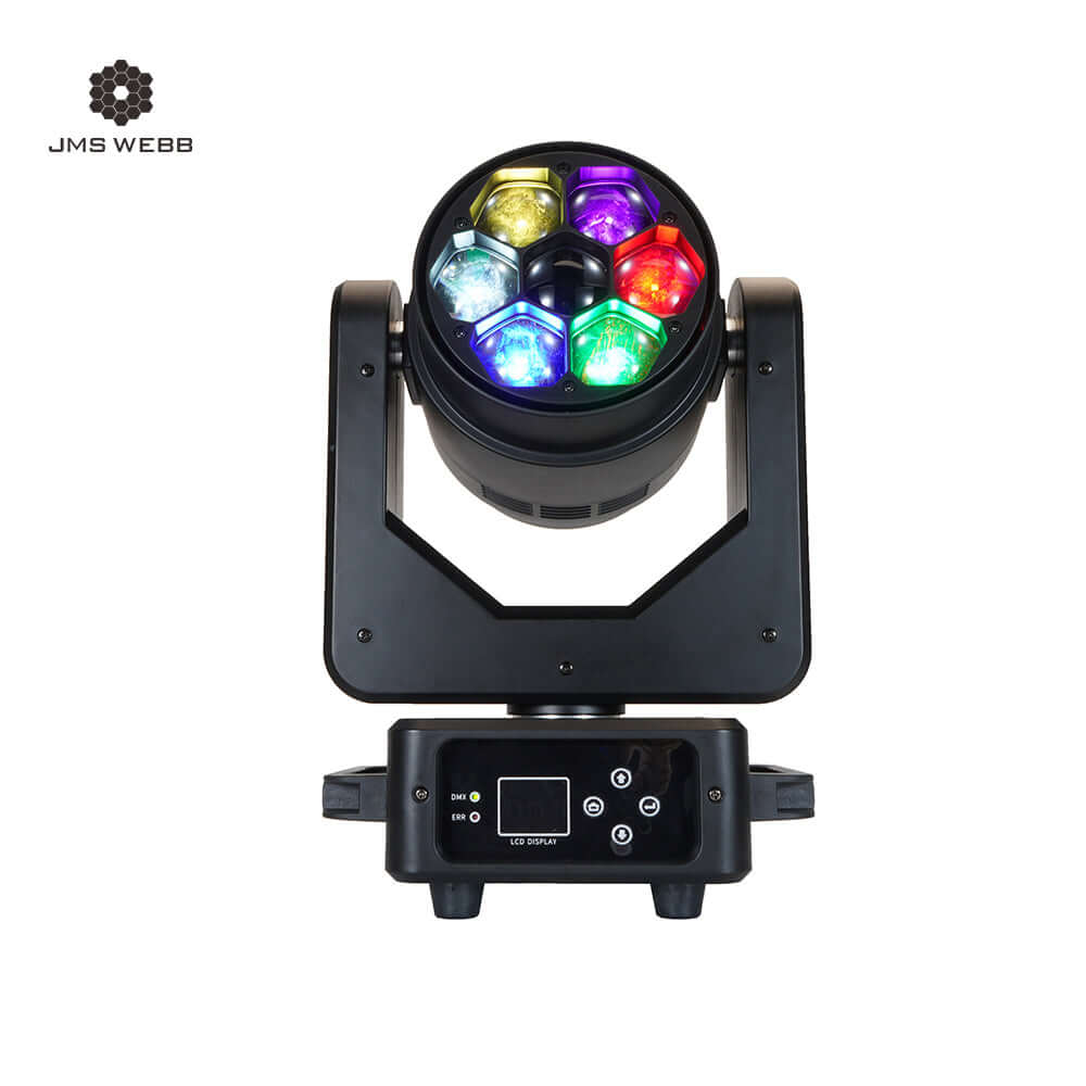 JMS WEBB LED Beam&Wash Lyres Big Bee Eye 7x20W Éclairage de Scène Éclairage DJ Club