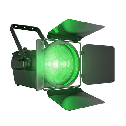 SHEHDS Projecteur Fresnel LED 250W/350W RGBWAUV/RGBLAC/RGBW/RGBL/Blanc Chaud+Froid pour Théâtre, Scène, Spectacle, Concerts