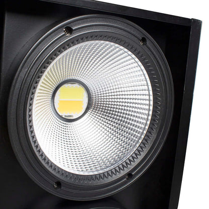 SHEHDS Éclairage LED Blinder 4x100W COB avec 2 canaux et 4 yeux Effets de scène