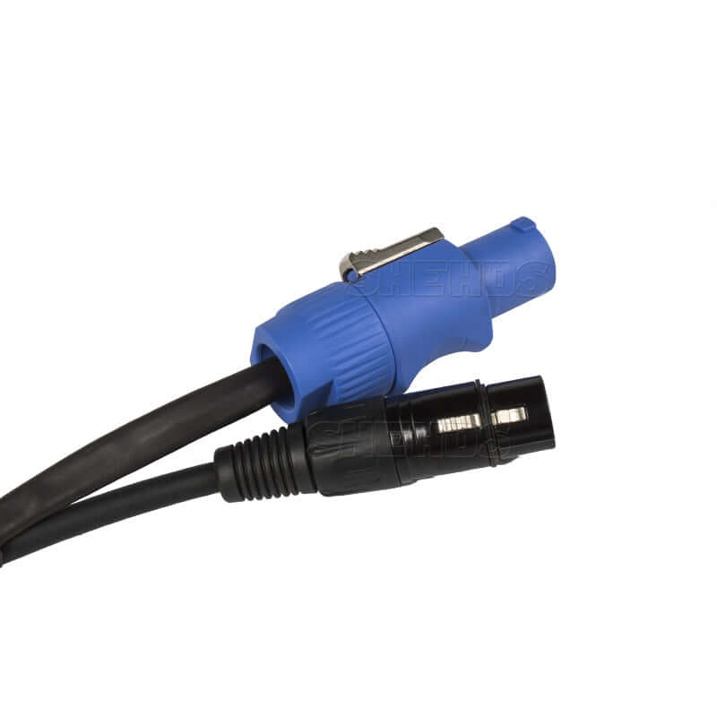 SHEHDS Combinaison prise PowerCon et ligne de signal DMX