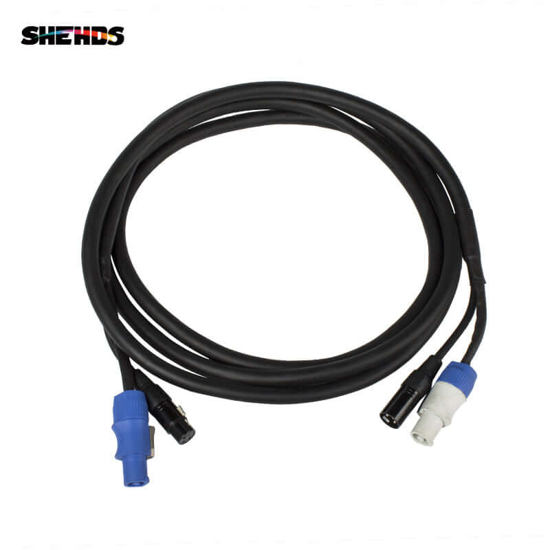 SHEHDS Combinaison prise PowerCon et ligne de signal DMX