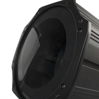 (Avec coupe-flux) Projecteur LED bicolore 200W COB Zoom Éclairage Par Blanc chaud/froid Éclairage de scène DMX 512 Équipement DJ