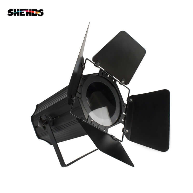 (Avec coupe-flux) Projecteur LED bicolore 200W COB Zoom Éclairage Par Blanc chaud/froid Éclairage de scène DMX 512 Équipement DJ